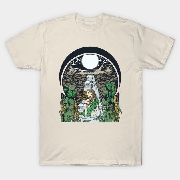 Primordial Goddess T-Shirt by HenryBennettArt